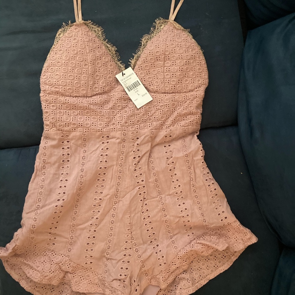 Pink romper